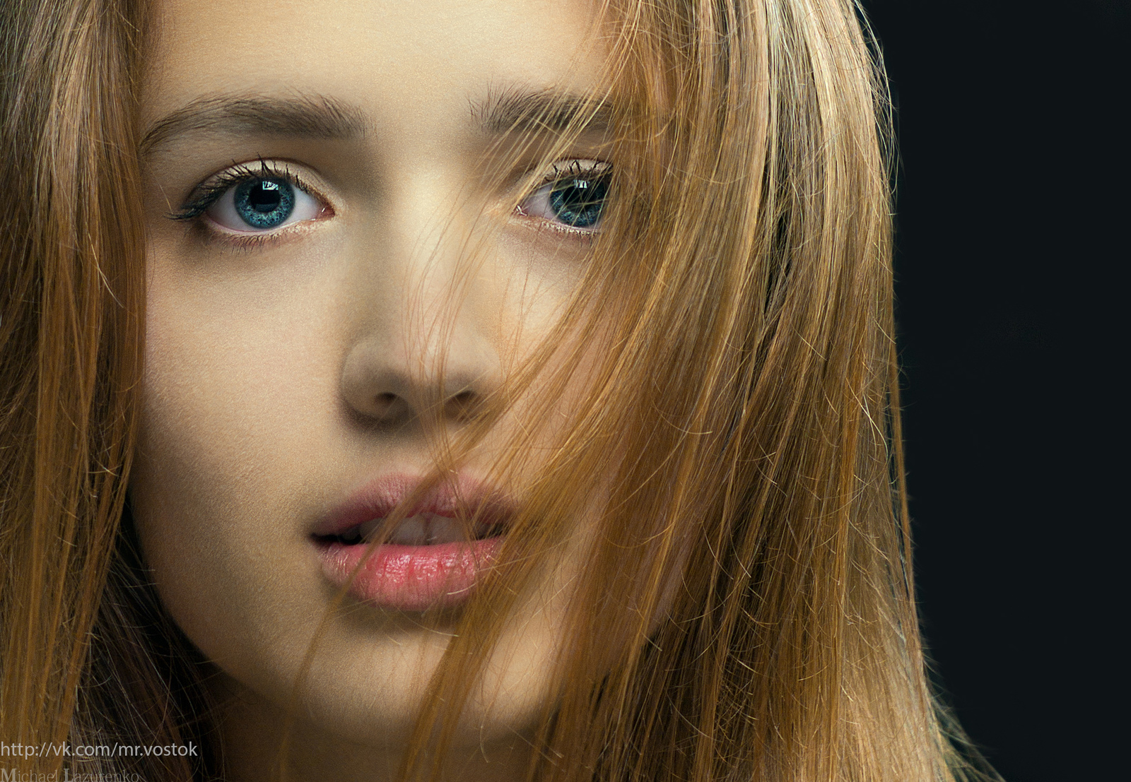 EOS 60D, Helios 44 - 2, studio light, retouching - My, The photo, Portrait, Canon, Beautiful girl, Eyes, Girls