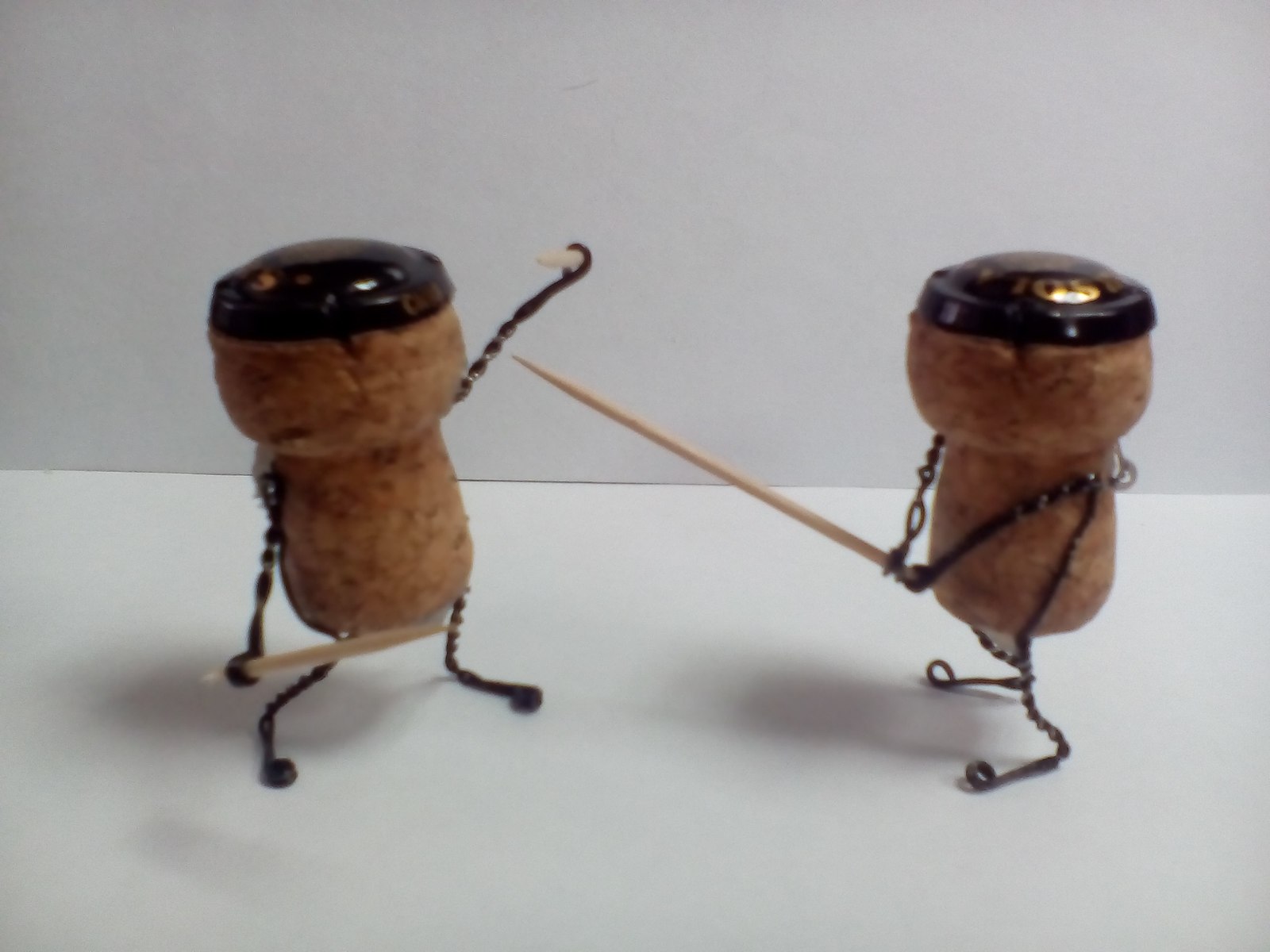 Champagne corks, toothpicks and your army is ready for battle - Army, Humor, Crafts, Longpost