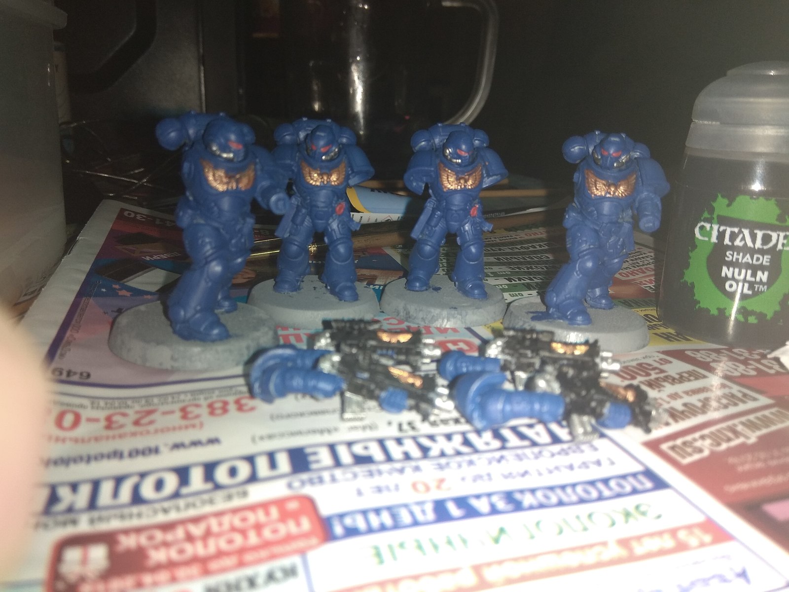 Primaris Cosmodes painted first. - My, Warhammer, Warhammer 40k, Wh miniatures, Primaris space marines, Painting, Video, Longpost