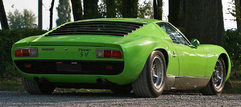 Lamborghini Miura P400 SV (1971)
 - Auto, 70-80 years, Longpost