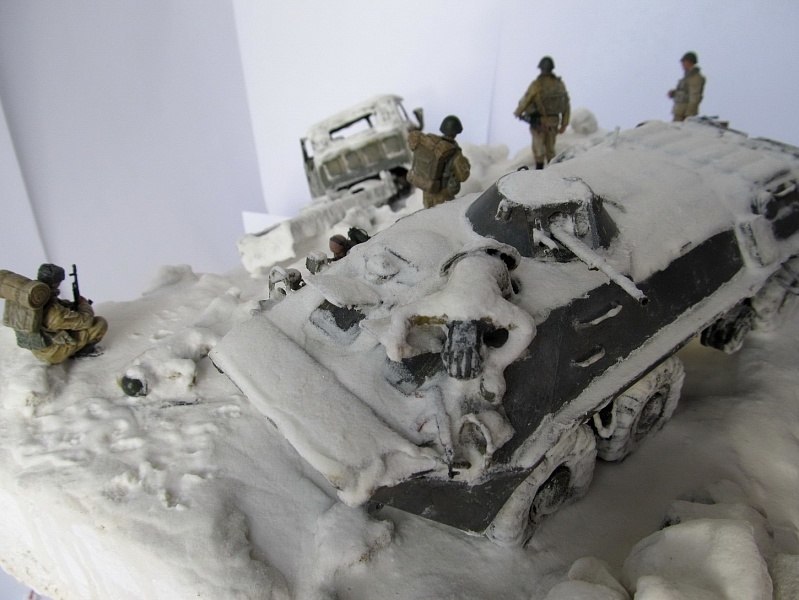 Unrealistically realistic diorama Dead Patrol - Modeling, Miniature, Diorama, Longpost