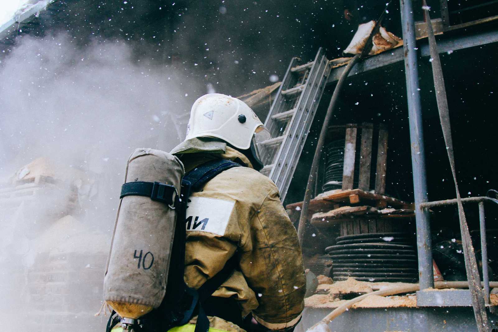 The work of firefighters - Work, Firefighters, Longpost, Reportage, Fire, The photo, My