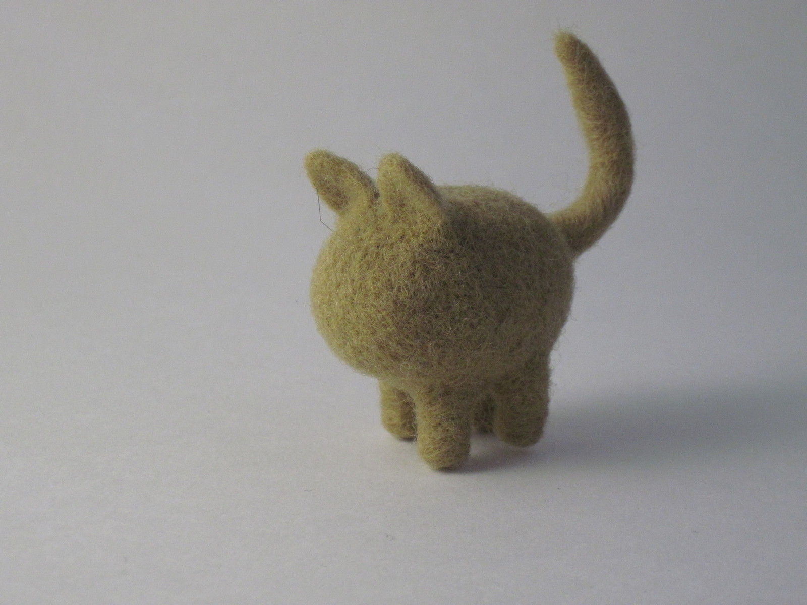 Another flock - My, Dry felting, Needlework without process, Handmade, cat, Presents, Longpost