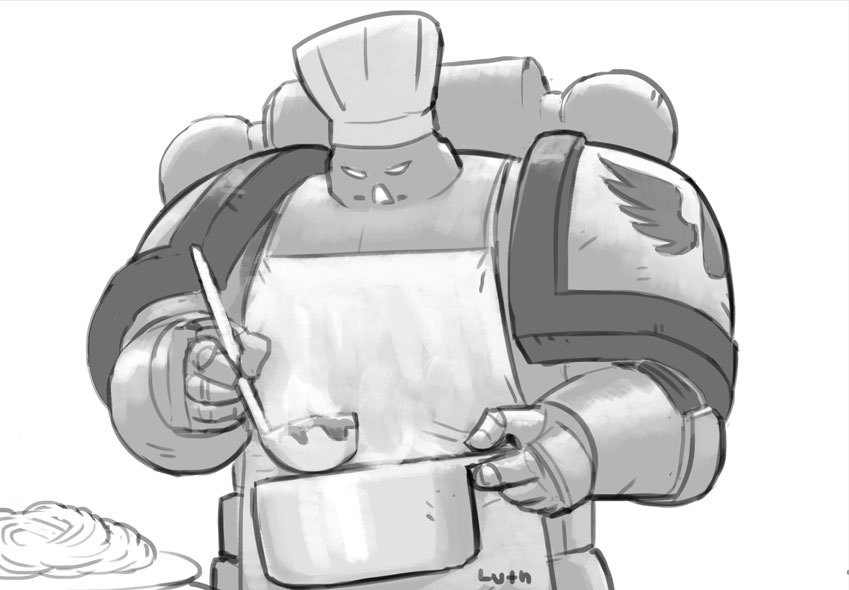 Bolter to Kokoro sketches - Warhammer 40k, Wh Art, Wh humor, Bolter to kokoro, Longpost