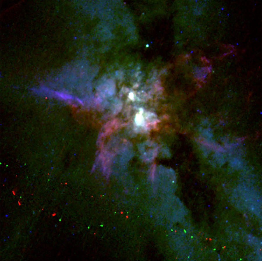 Astronomers have established the nature of the cosmic butterfly - Space, Galaxy, Butterfly, , Year, Longpost, Black hole, Supermassive black hole