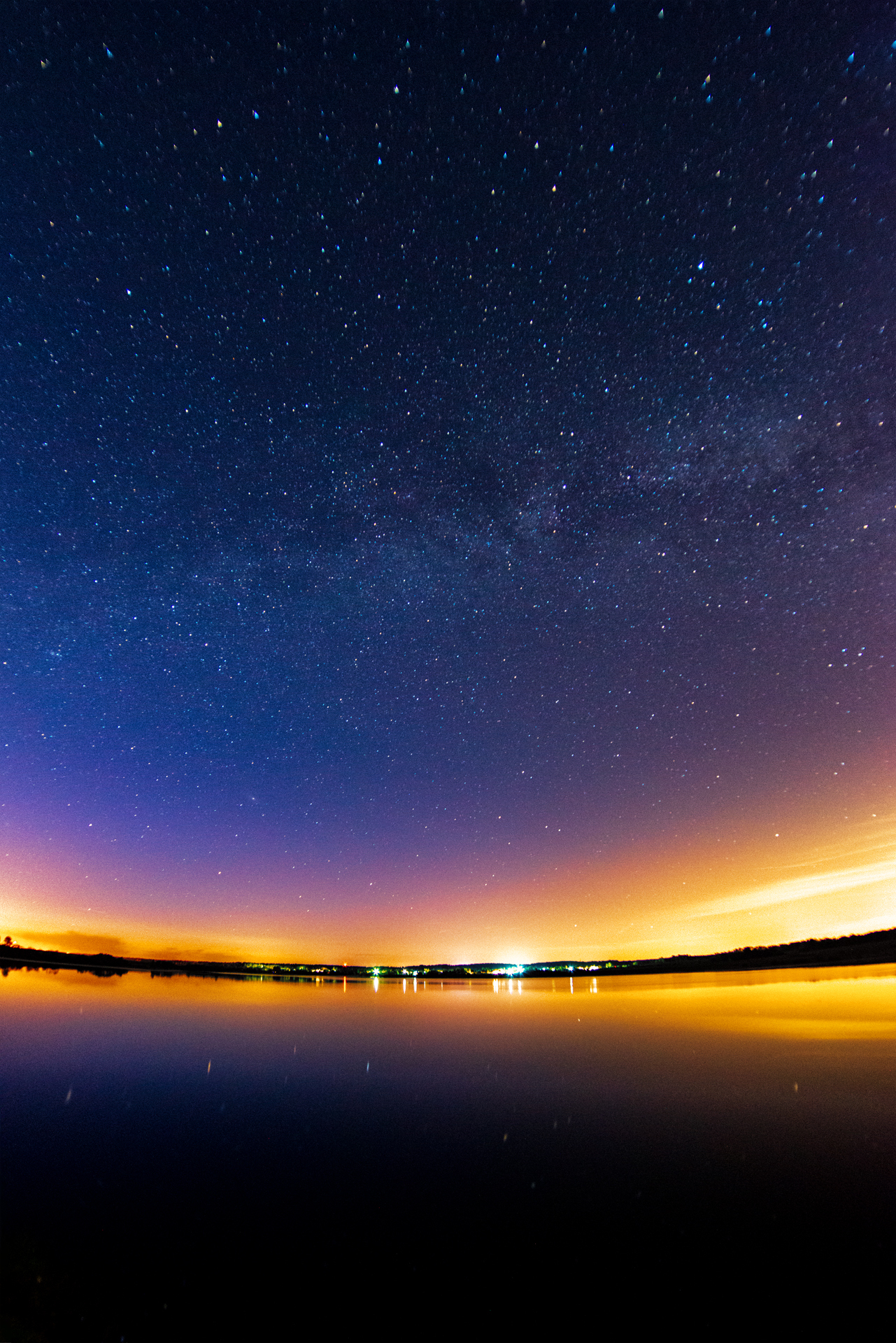 12 May. Moscow region. - My, Photographer, Подмосковье, Night, Stars, Sky, Road, Longpost, The photo