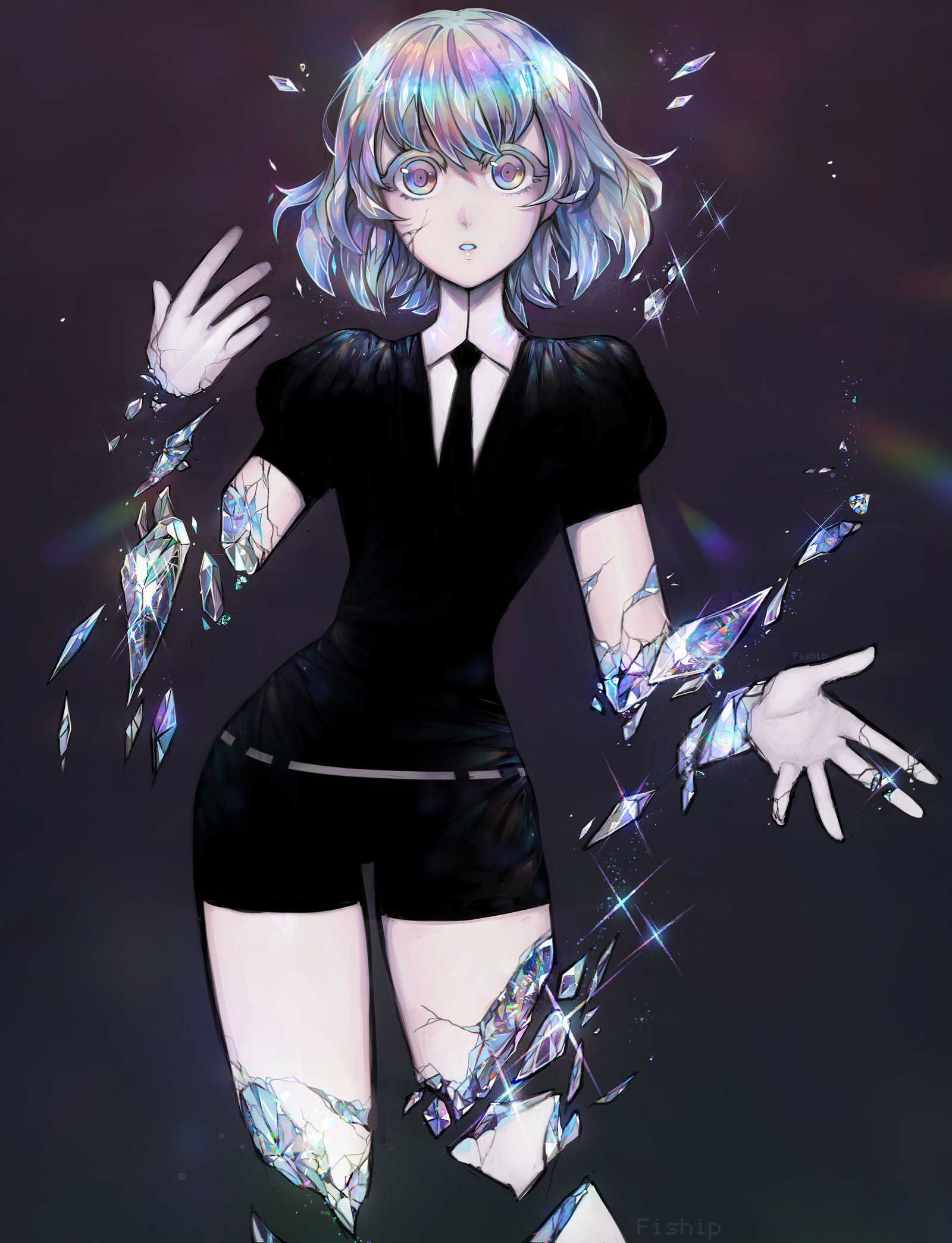 Diamond - Anime Art, Аниме, Houseki No Kuni, Diamond, Matilda Fiship