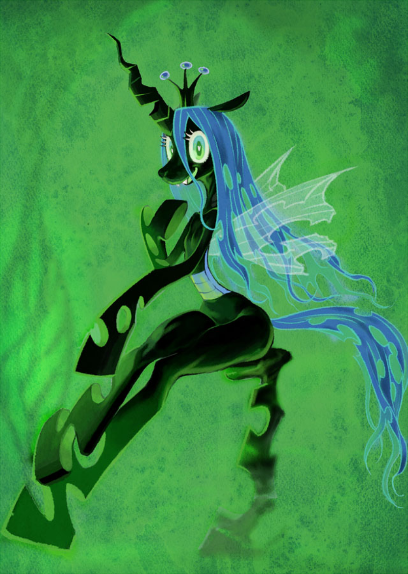 Кризи на тубаретке - My Little Pony, Queen Chrysalis, Антро