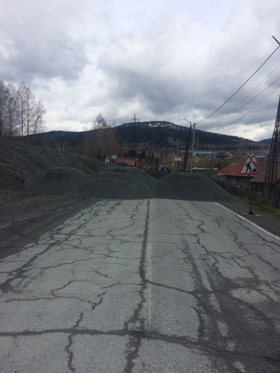 In Sheregesh, officials are lining up roads for the arrival of a new governor - My, Sheregesh, Tsivilev, , Kemerovo region - Kuzbass, Officials, Video, Longpost