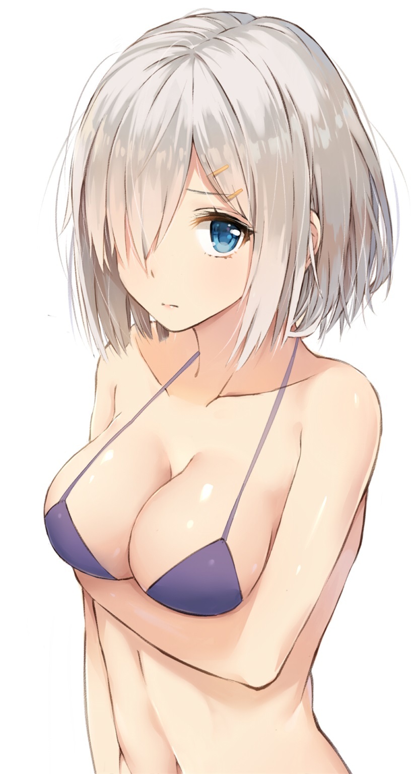 Hamakaze (Artist: Li Dule) - NSFW, Kantai collection, Anime, Anime art, Hamakaze, Boobs, Underwear, Longpost