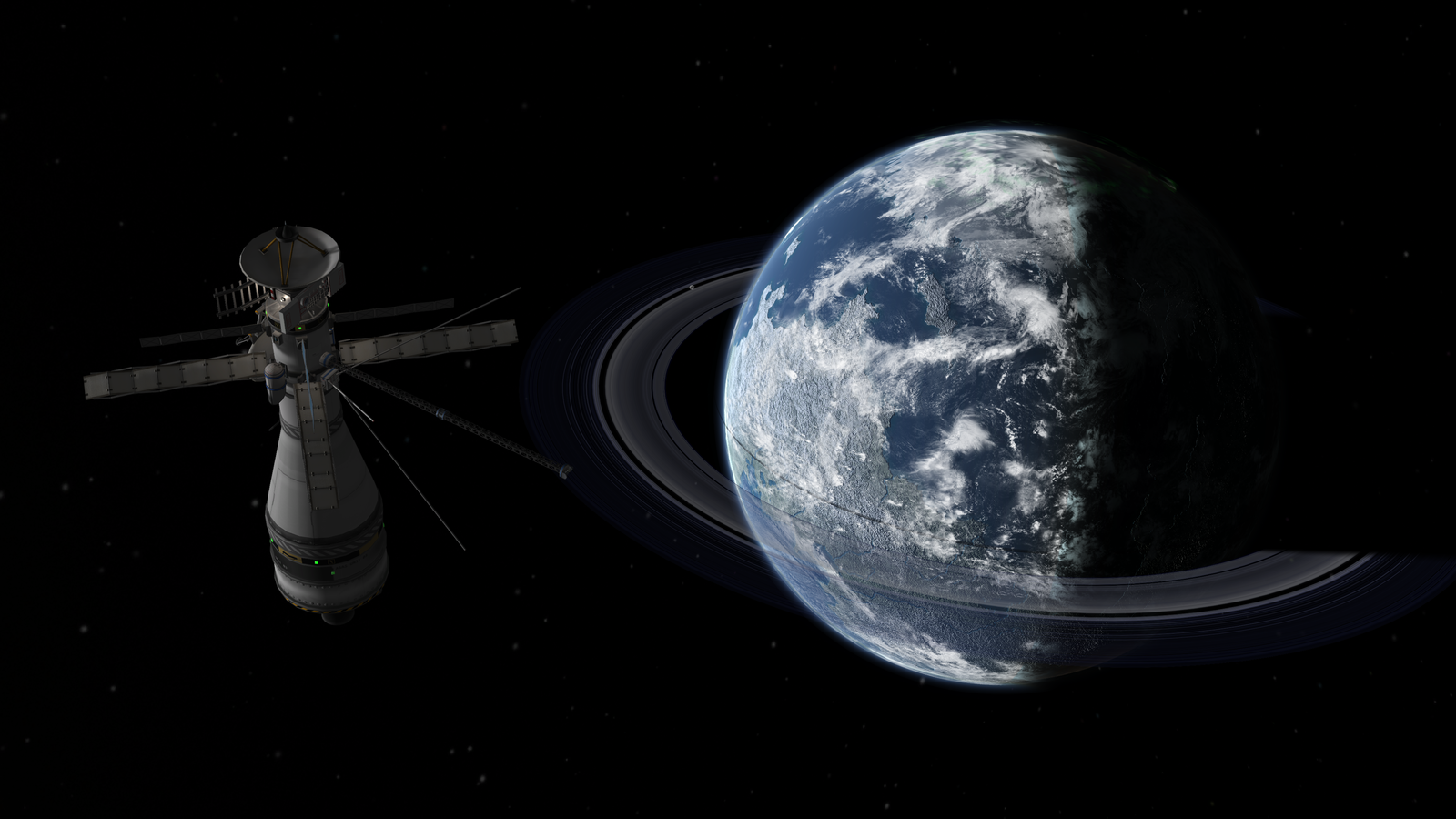 [KSP] Career with GPP, part 6. Splendor of Planet Tellumo. - My, Kerbal space program, Games, Cosmosims, Let-play, Longpost