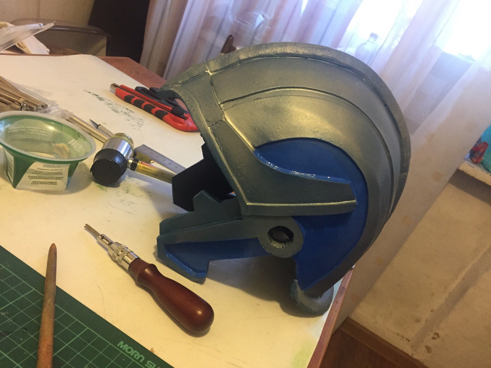 The process of creating a Thor costume from Thor: Ragnerok (Part 2) - My, Cosplay, Starcon, Craft, Needlework with process, Leather, Thor, Marvel, Inprogress, Longpost