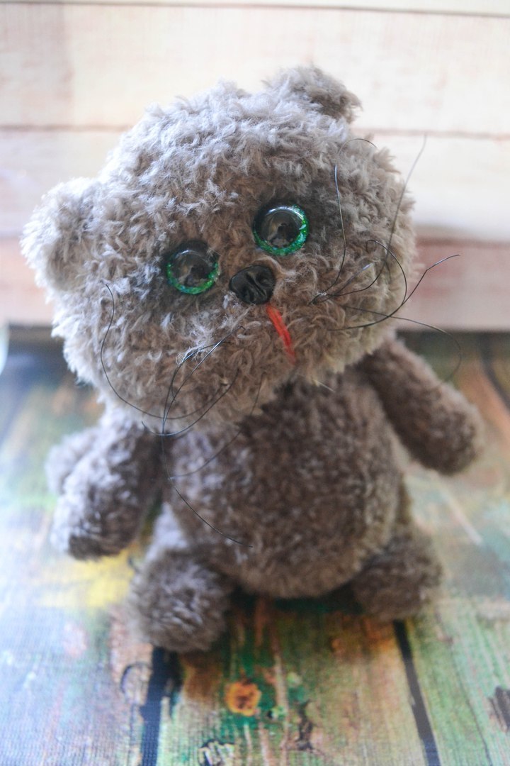 Another crochet cat - My, My, Needlework without process, cat, Amigurumi, , , Longpost