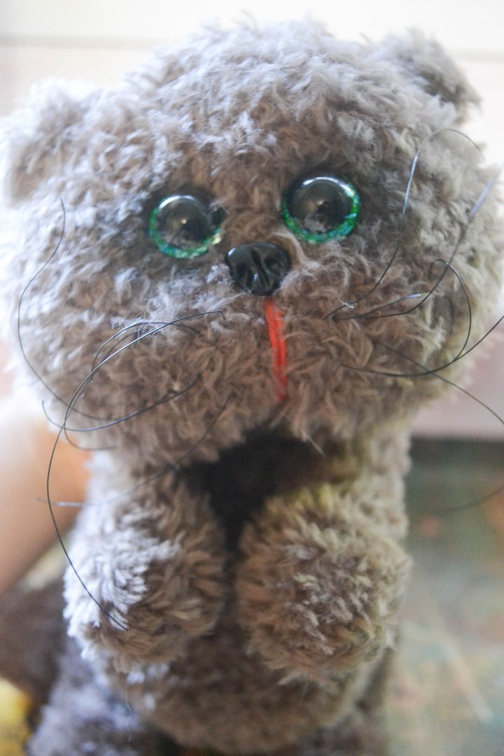 Another crochet cat - My, My, Needlework without process, cat, Amigurumi, , , Longpost