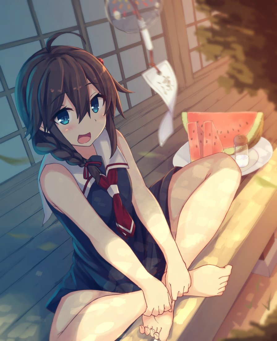 Shigure's launch day - Kantai collection, Shigure, Anime, Anime art, Happy launch Day, Longpost