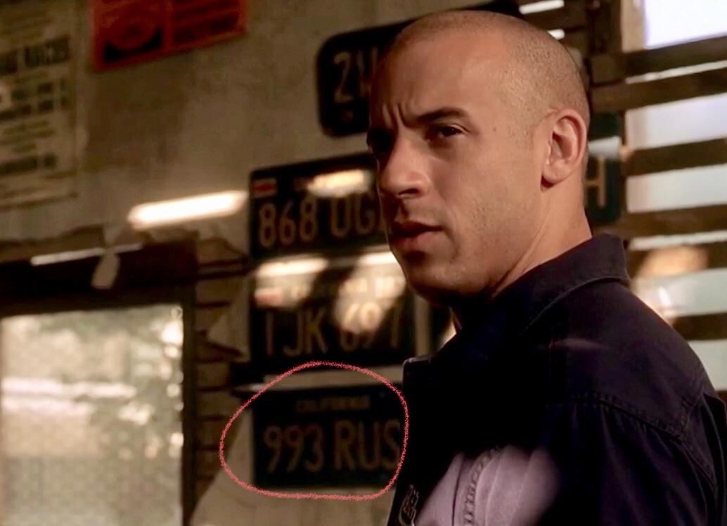 An interesting moment in the movie Fast and the Furious - My, The fast and the furious, Number, Dominic, Race