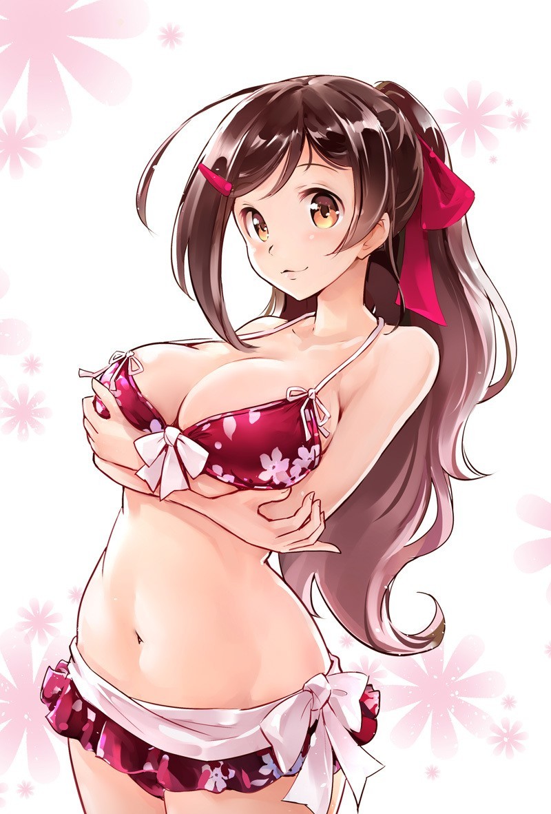 Mamiya - NSFW, Kantai collection, Mamiya, Swimsuit, Anime art, Anime