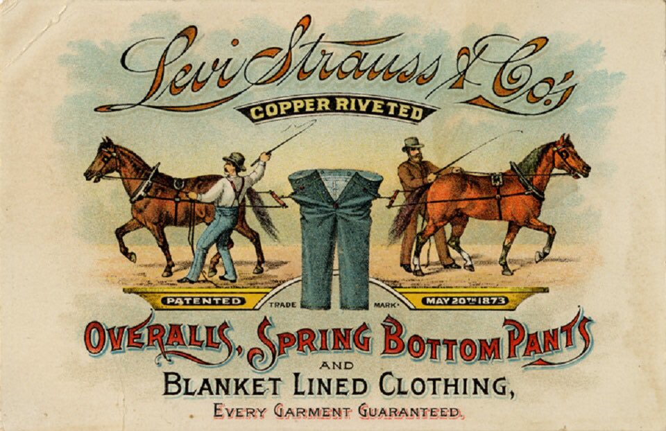 On May 20, 1873, the first jeans appeared in the USA. - Jeans, date