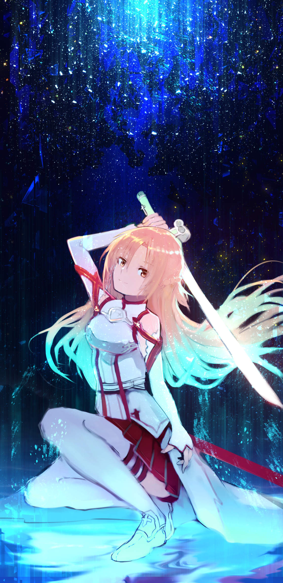 Anime art - Аниме, Anime Art, Sword Art Online, Asuna yuuki