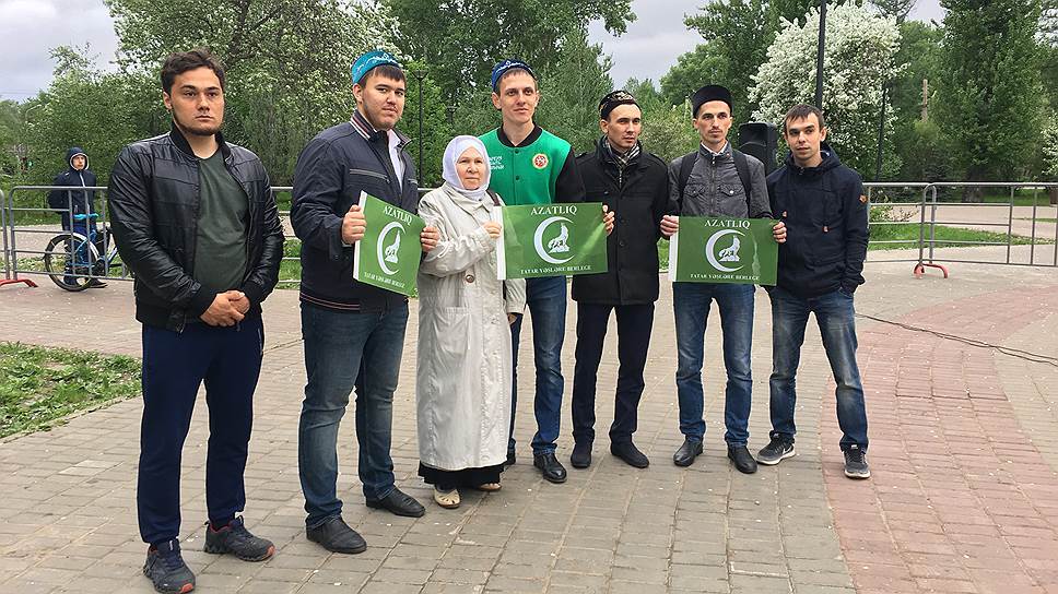 A rally was held in Kazan against the voluntary study of the Tatar language at school - Tatarstan, Kazan, Nationalism, Rally, news, The photo, Bill, National language, Longpost