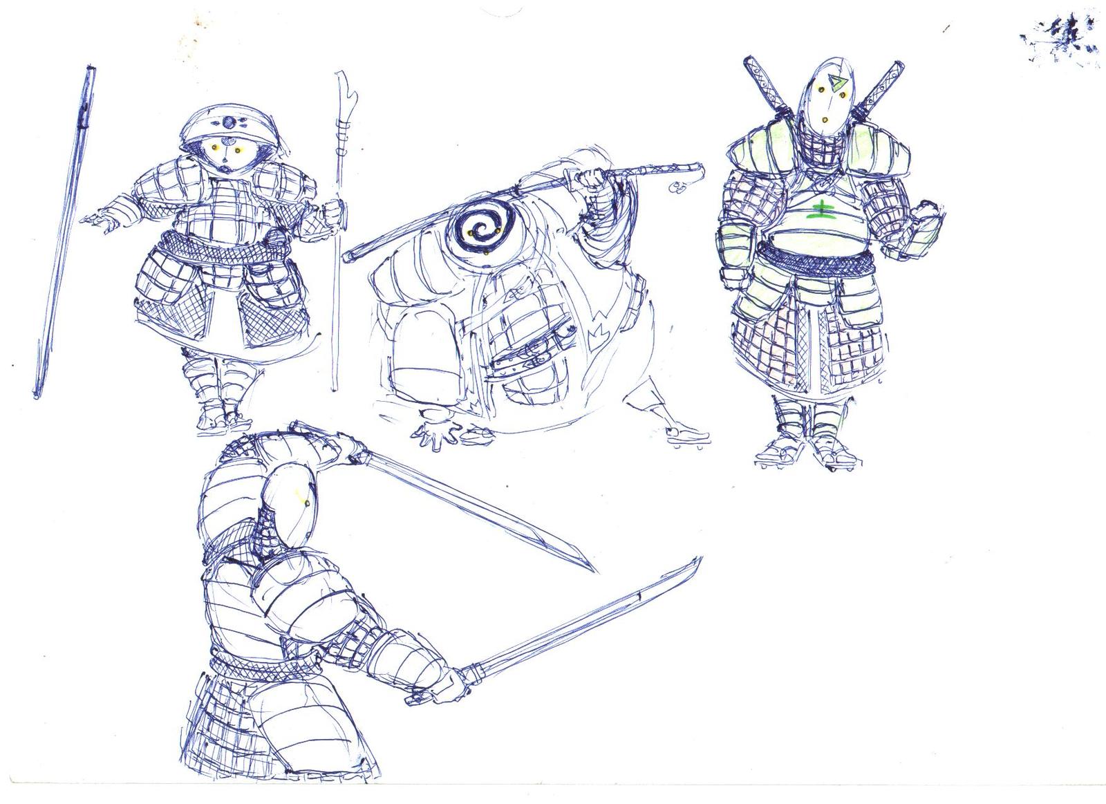 Sketches (sketches) for the Isle of Masks universe - My, 121703, , Longpost