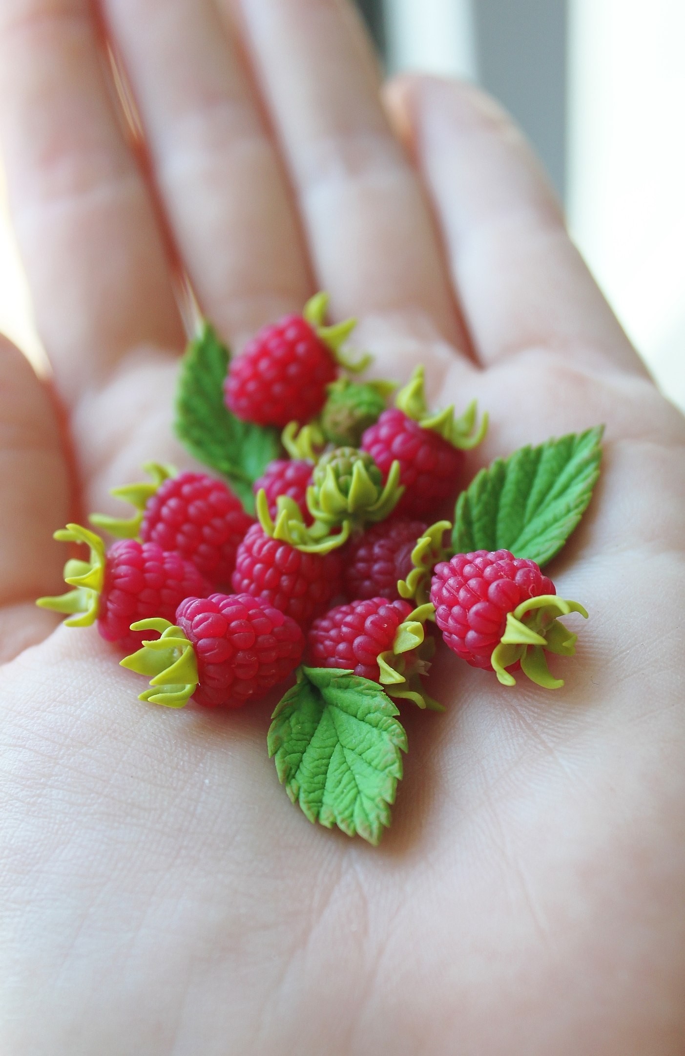 Who has raspberries? I have!) Mine, polymeric) - My, The hobbit, Polymer clay, Crunch, Longpost