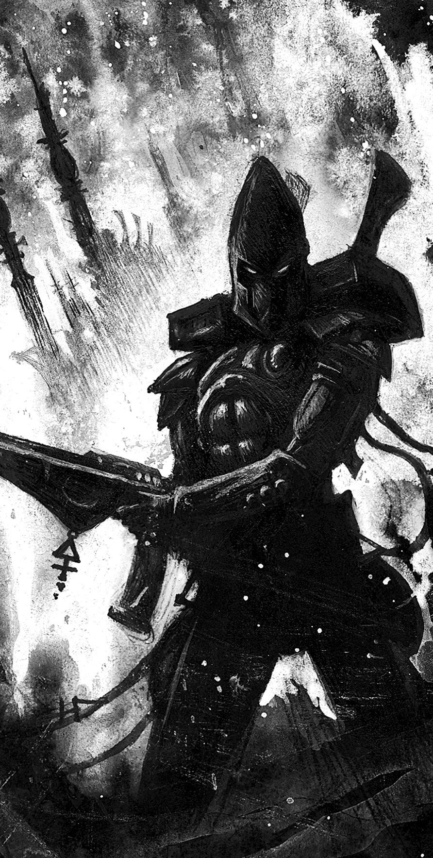 A compilation of old xenos! - Warhammer 40k, Old warhammer, Eldar, Orcs, Tau, Wh Art, Longpost