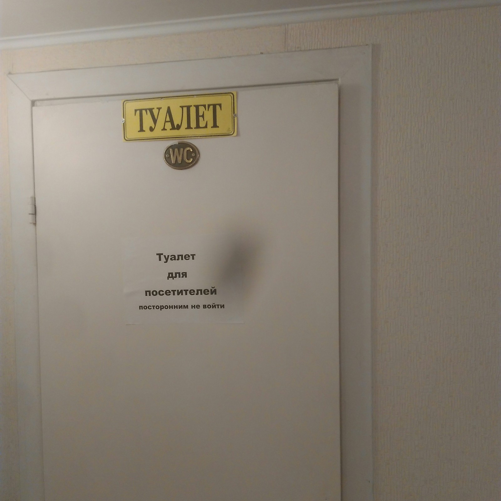 Toilet in the dining room of St. Petersburg - My, Toilet, Outsiders are not allowed to enter