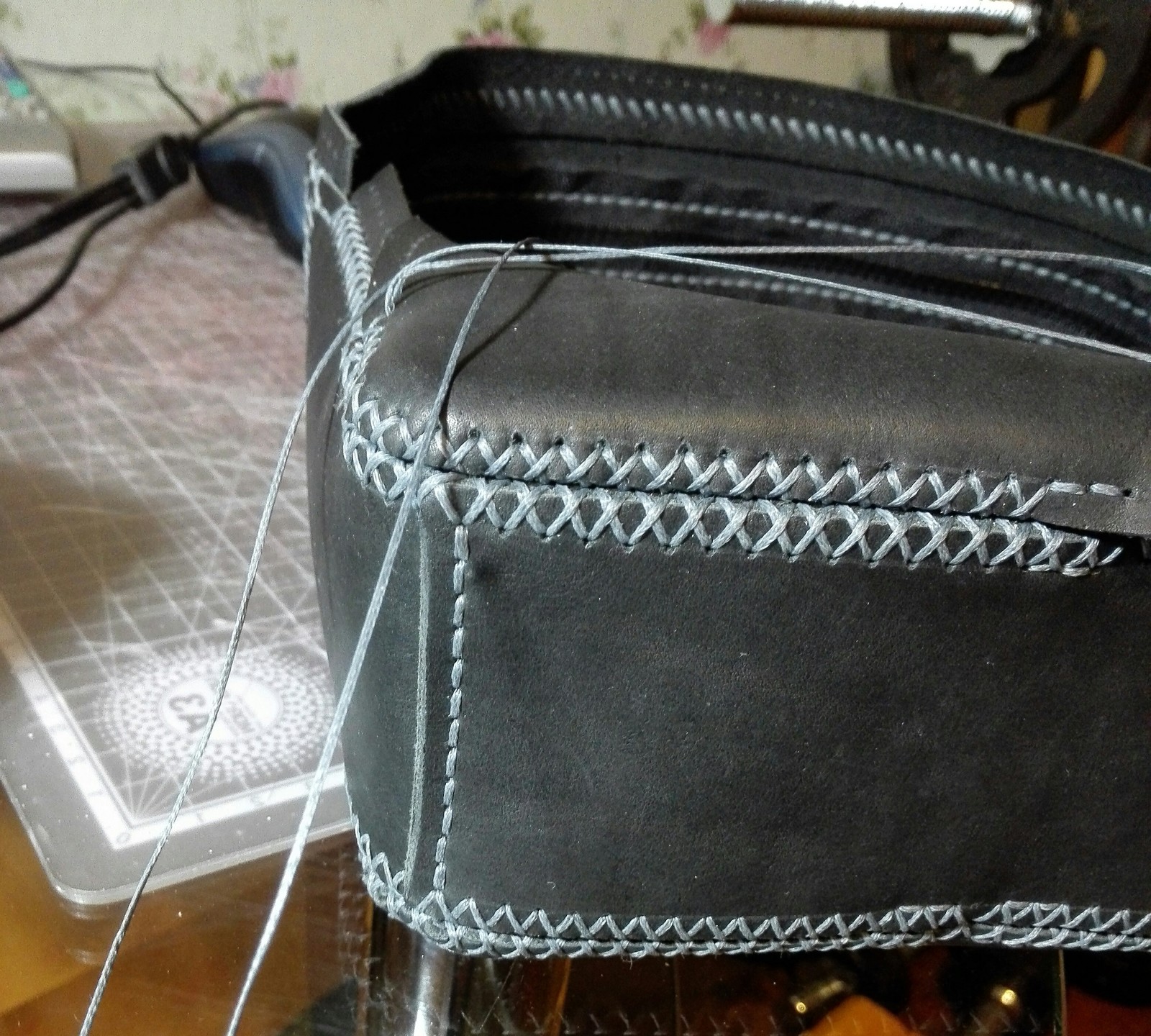 Leather bag - Сумка, Handmade, Longpost