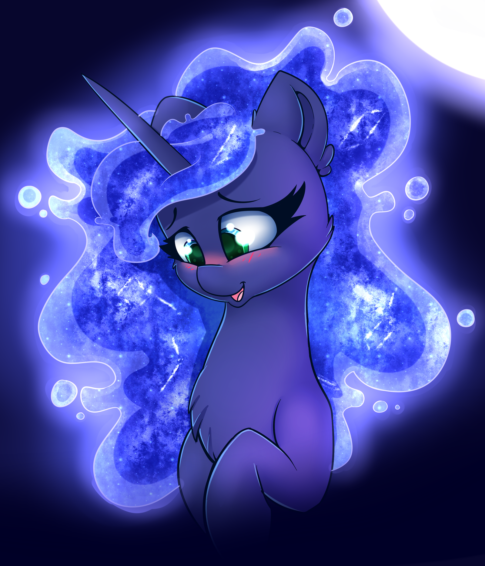 Луна - My Little Pony, PonyArt, Princess Luna, Madacon