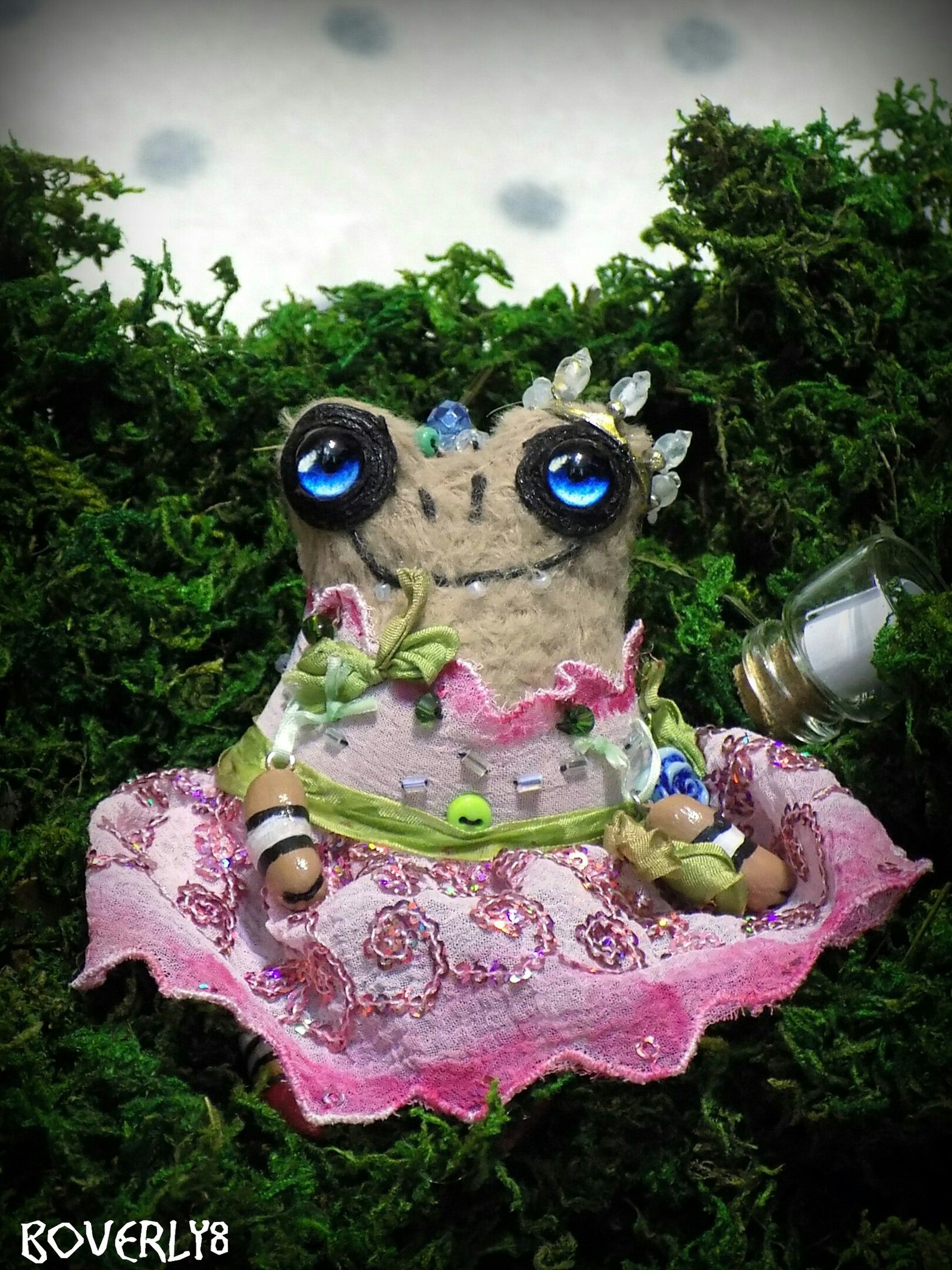 The Frog Princess collection,part 2. - My, Needlework without process, With your own hands, Needlework, Frogs, Doll, Longpost