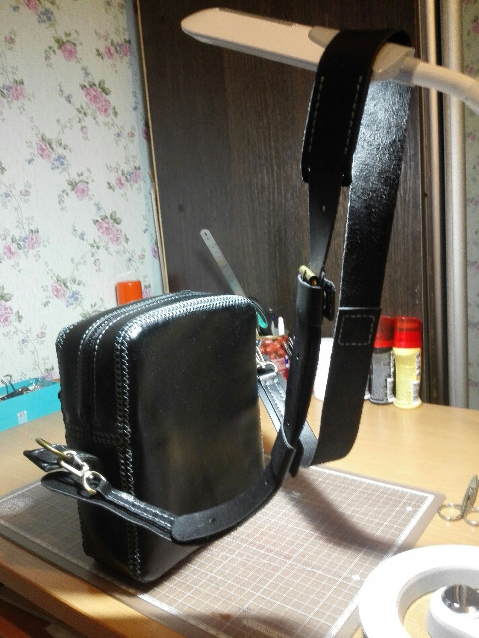 Leather bag - Сумка, Handmade, Longpost