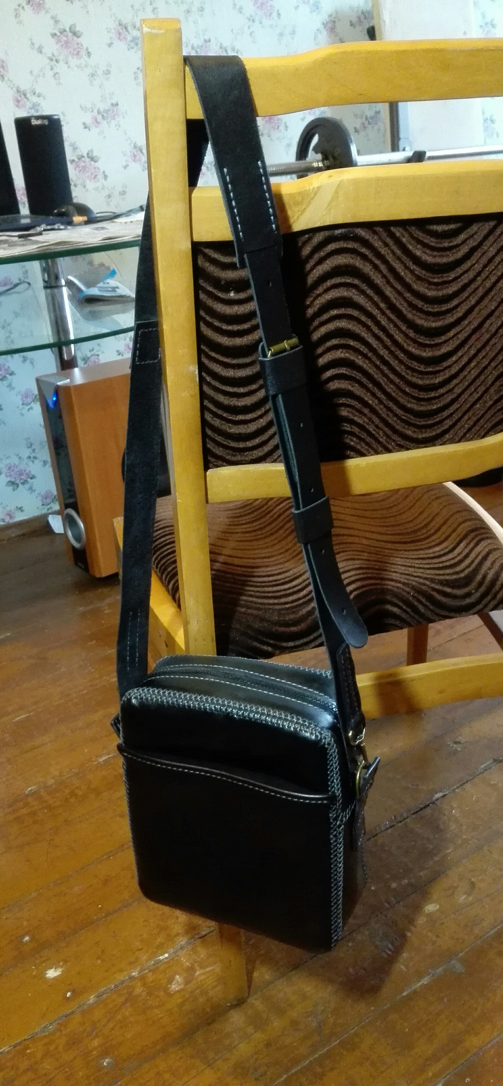 Leather bag - Сумка, Handmade, Longpost