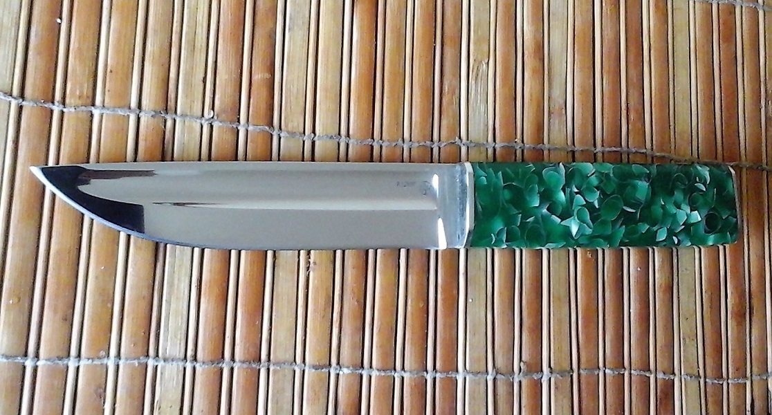 Knife EMERALD - Knife, Yakut knife, , Hunting knife, , Longpost