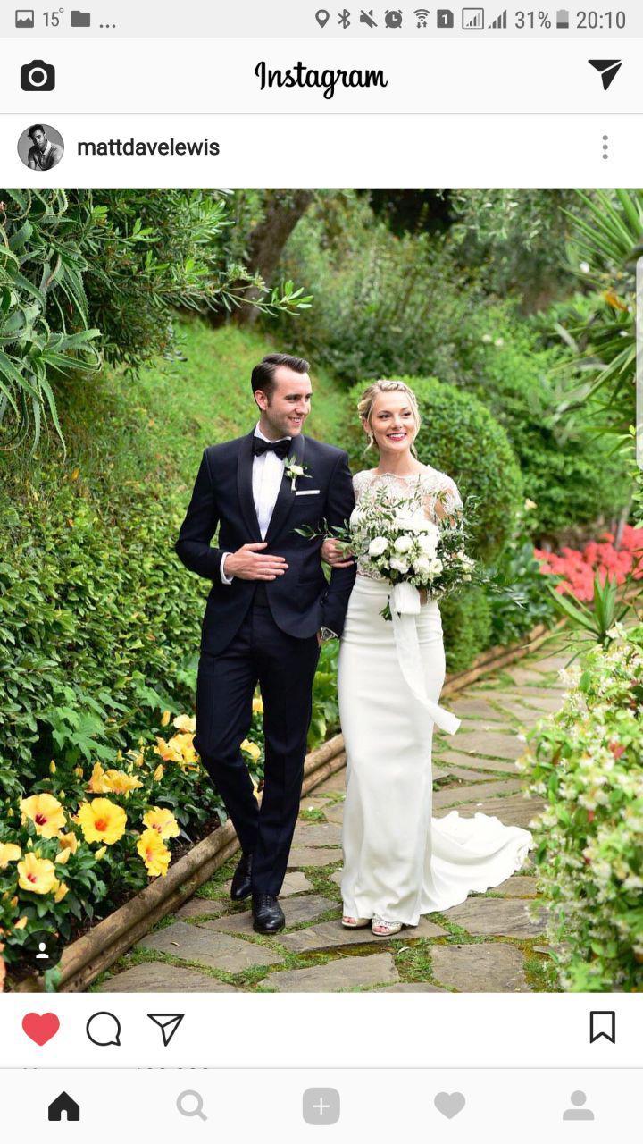 Longbottom (crossed out) Matthew Lewis married - Matthew Lewis, Neville Longbottom, Gryffindor, Longpost, Wedding, Actors and actresses, Harry Potter