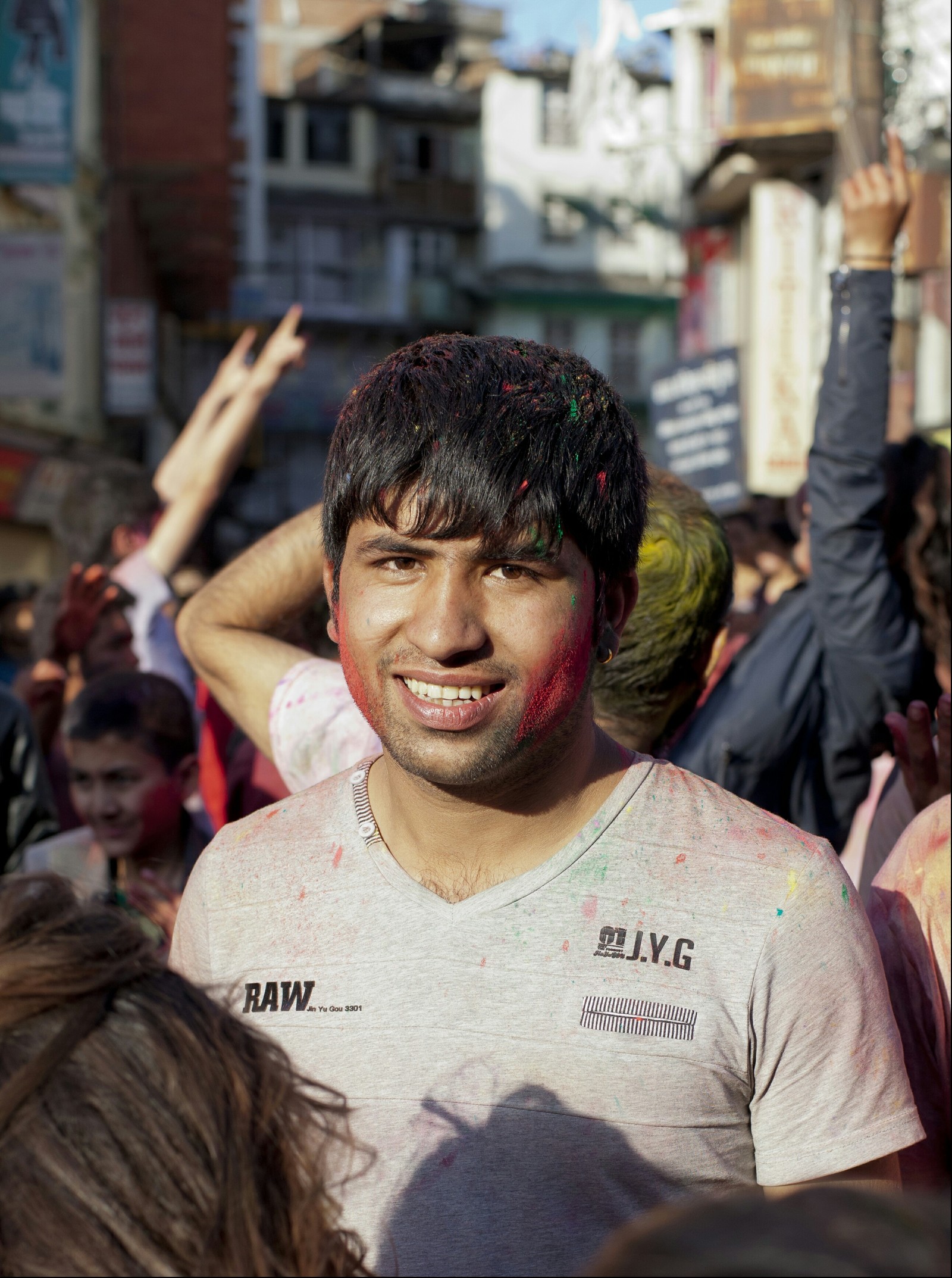 Holi (Holi). - My, The photo, Nepal, Kathmandu, Holi, Holi color festival