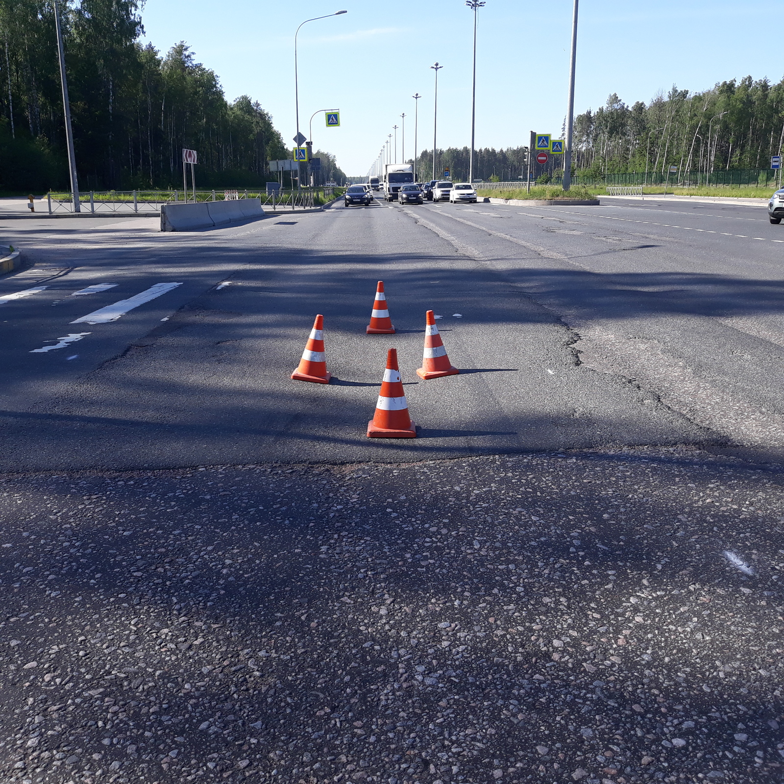 Fail me in this place! - My, Saint Petersburg, Road, Pit, No rating, Danger, Negative, Longpost