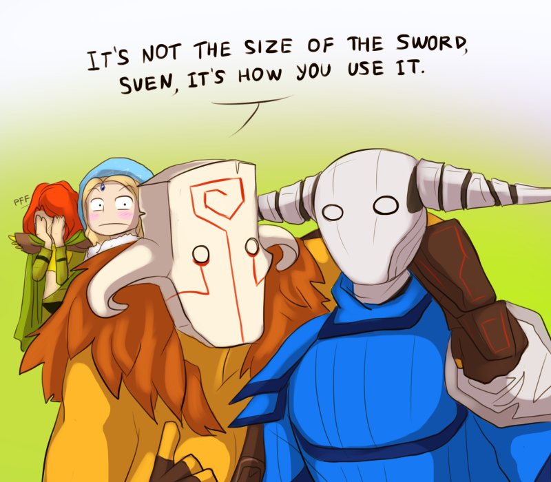 Screamed for an hour - Dota 2, Sven, Windrunner