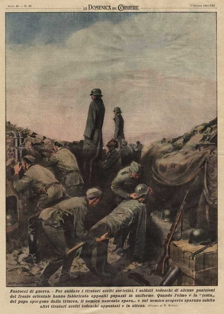 Italian propaganda about the battles on the Eastern Front - Propaganda, Italy, , Magazine clippings, Story, The Second World War, Longpost, Clippings from newspapers and magazines