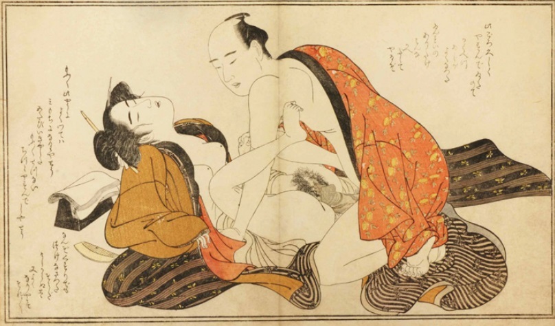 Shunga: A Brief History of Japanese Pornographic Painting - NSFW, Japan, Erotic story, Painting, Story, Longpost, Hand-drawn erotica