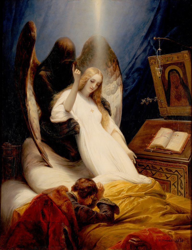 Angel of death in world painting - , Painting, Art, Longpost