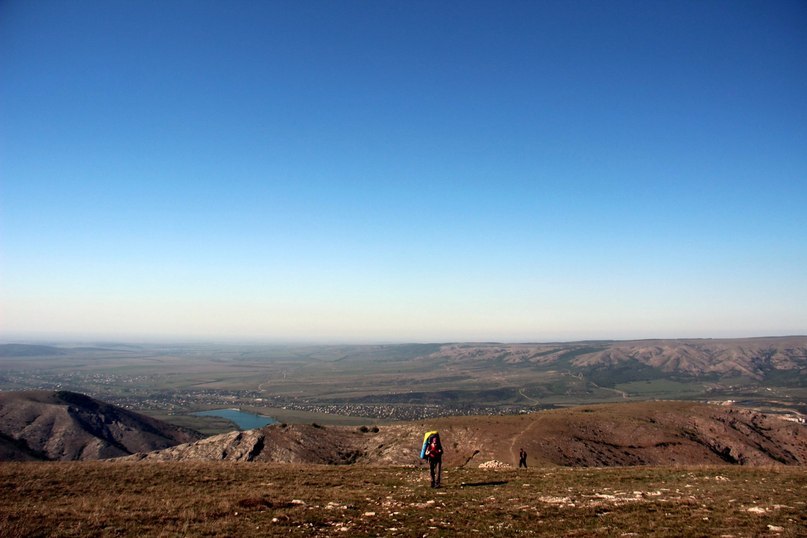 Brief report on an independent hike in the Crimea May 2018 Day one - My, Hike, Crimea, , Tourism, Travels, Chatyr-Dag, Longpost