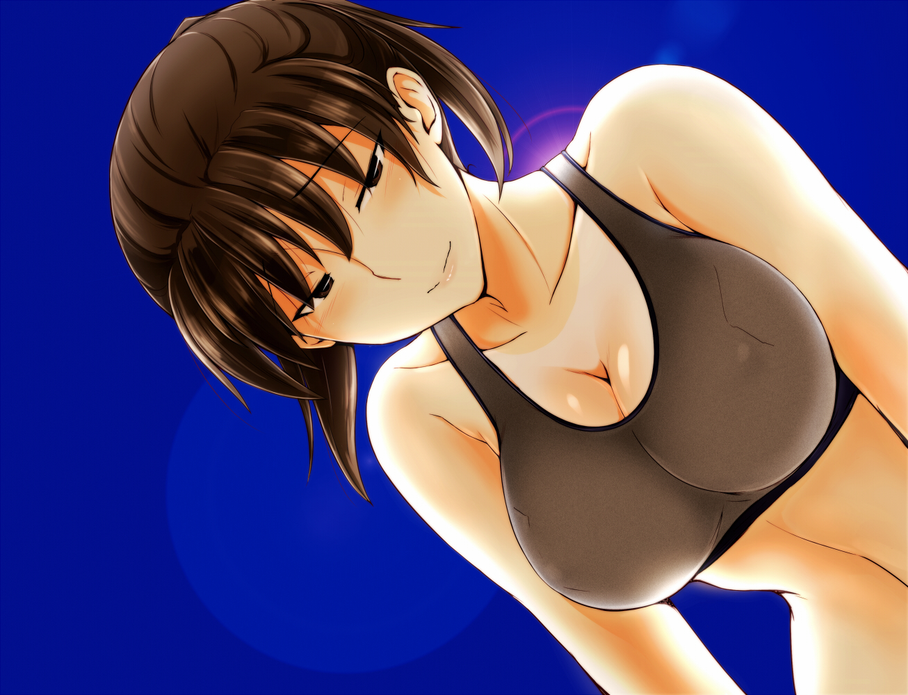 Tsukahara Hibiki - NSFW, Tsukahara hibiki, Amagami, Anime art, Longpost