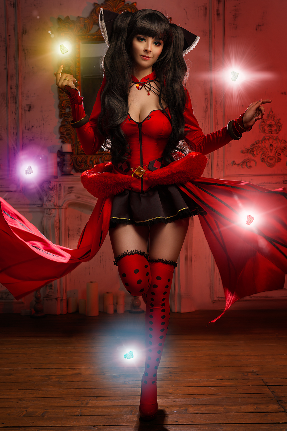 Tohsaka Rin! - NSFW, Tohsaka rin, Fate grand order, Disharmonica, Cosplay, Beautiful girl, , Anime, Longpost