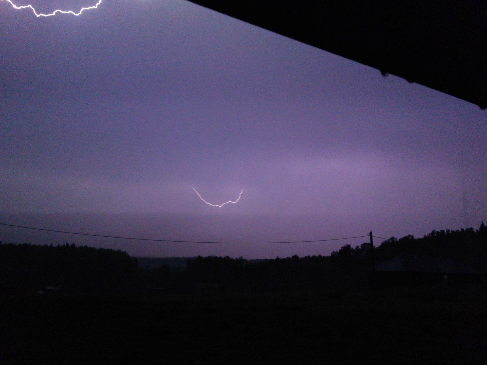 And I shot lightning for you. - My, Lightning, Xiaomi redmi 3 PRO, The photo, Longpost