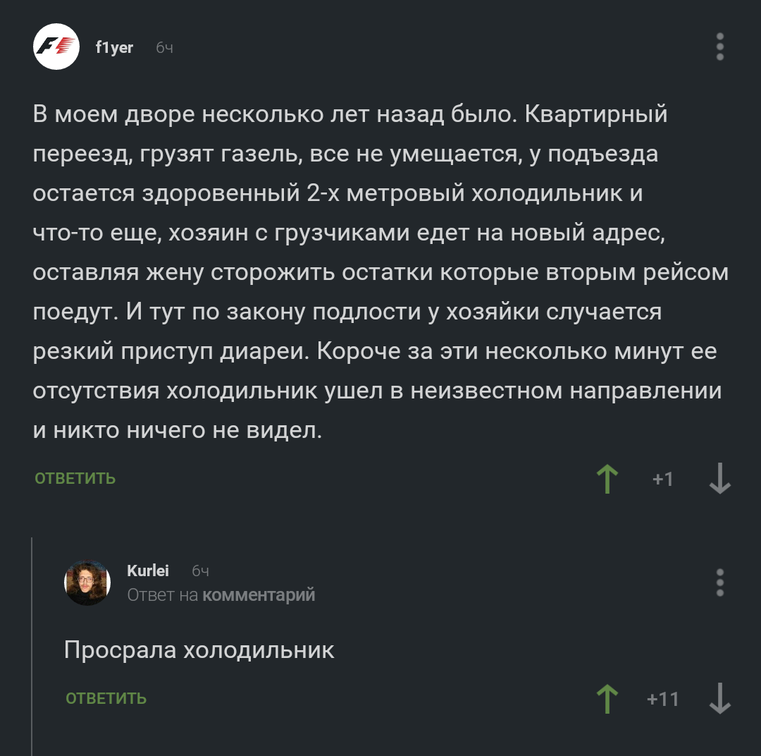 Холодильник жалко :< | Пикабу