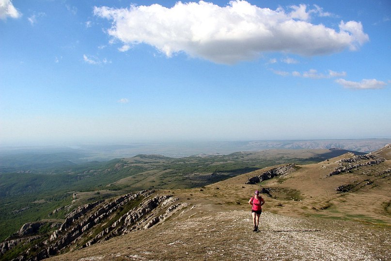 Hike in the Crimea. May 2018 Day two. - My, Crimea, Hike, Tourism, Travels, Chatyr-Dag, Longpost, Route, 