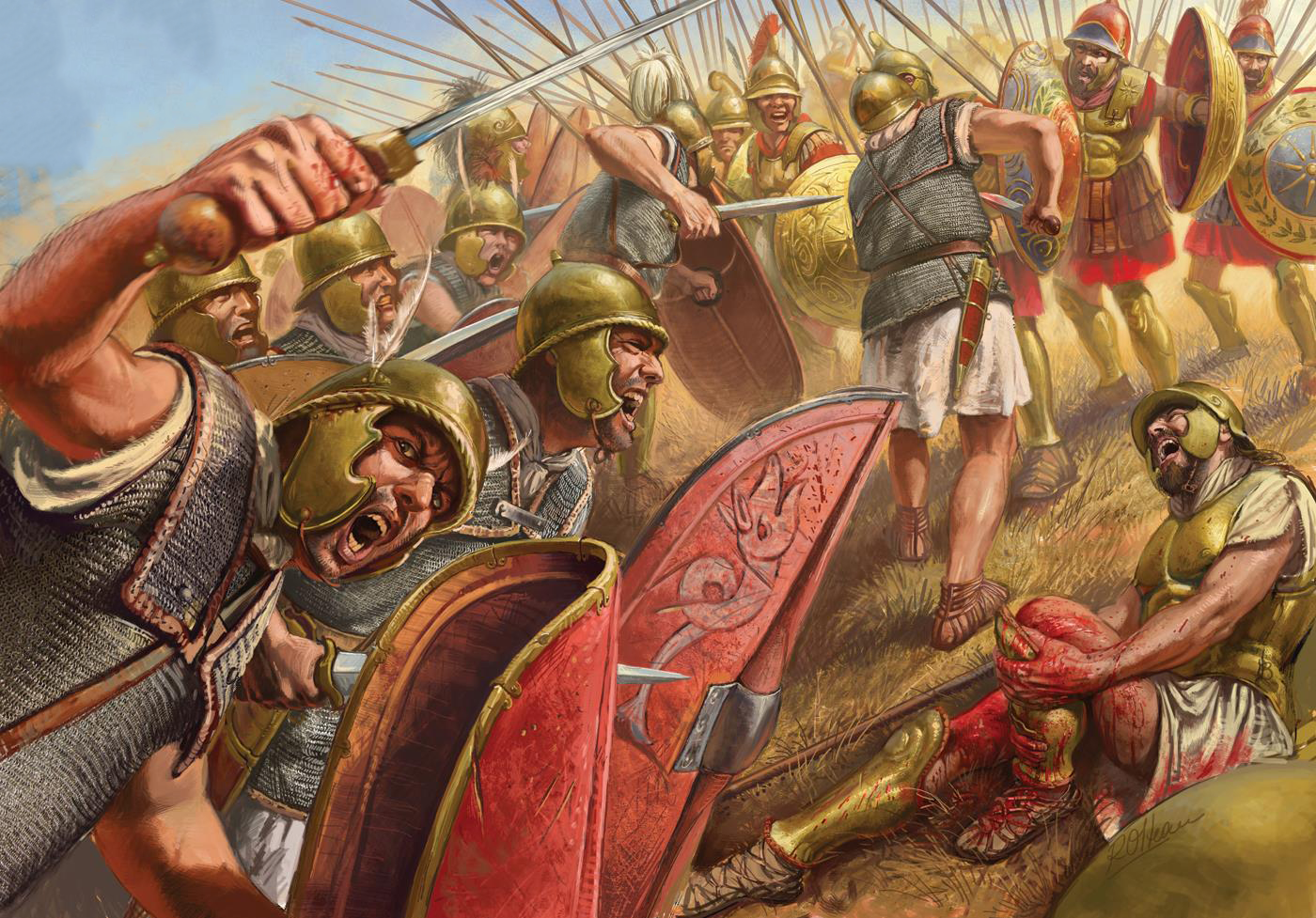 Roman conquest of Greece. Battle of Cynoscephalae - Macedonia, Ancient Greece, Battle, , Ancient Rome, Phalanx, , Longpost, Roman Legion