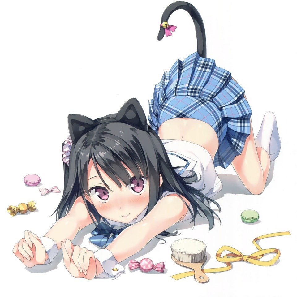 Tsukiko Tsutsukakushi - Tsukiko Tsutsukakushi, Henneko, Уши, Аниме, Anime Art