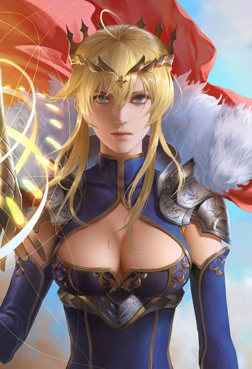 Artoria Pendragon Lancer - Anime Art, Аниме, Fate, Artoria pendragon lancer, Renyu1012